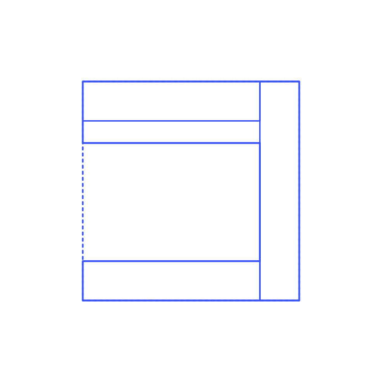 Layouts Pantries Butler Open U Shape 1 Side Long Outline Svg File Free Vectors